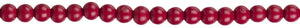 18-Foot Extra Long Rustic Cranberry Dark Red Wood Bead Garland Christmas Tree Decoration - Decorative Vintage Style Wooden Beads for Everyday Shabby Chic Country Farmhouse Home Decor